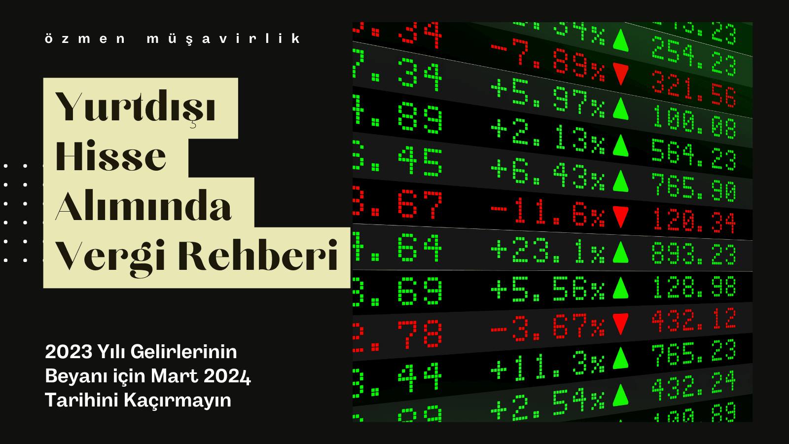 Yurtdışı Hisse Alımı Vergi Rehberi