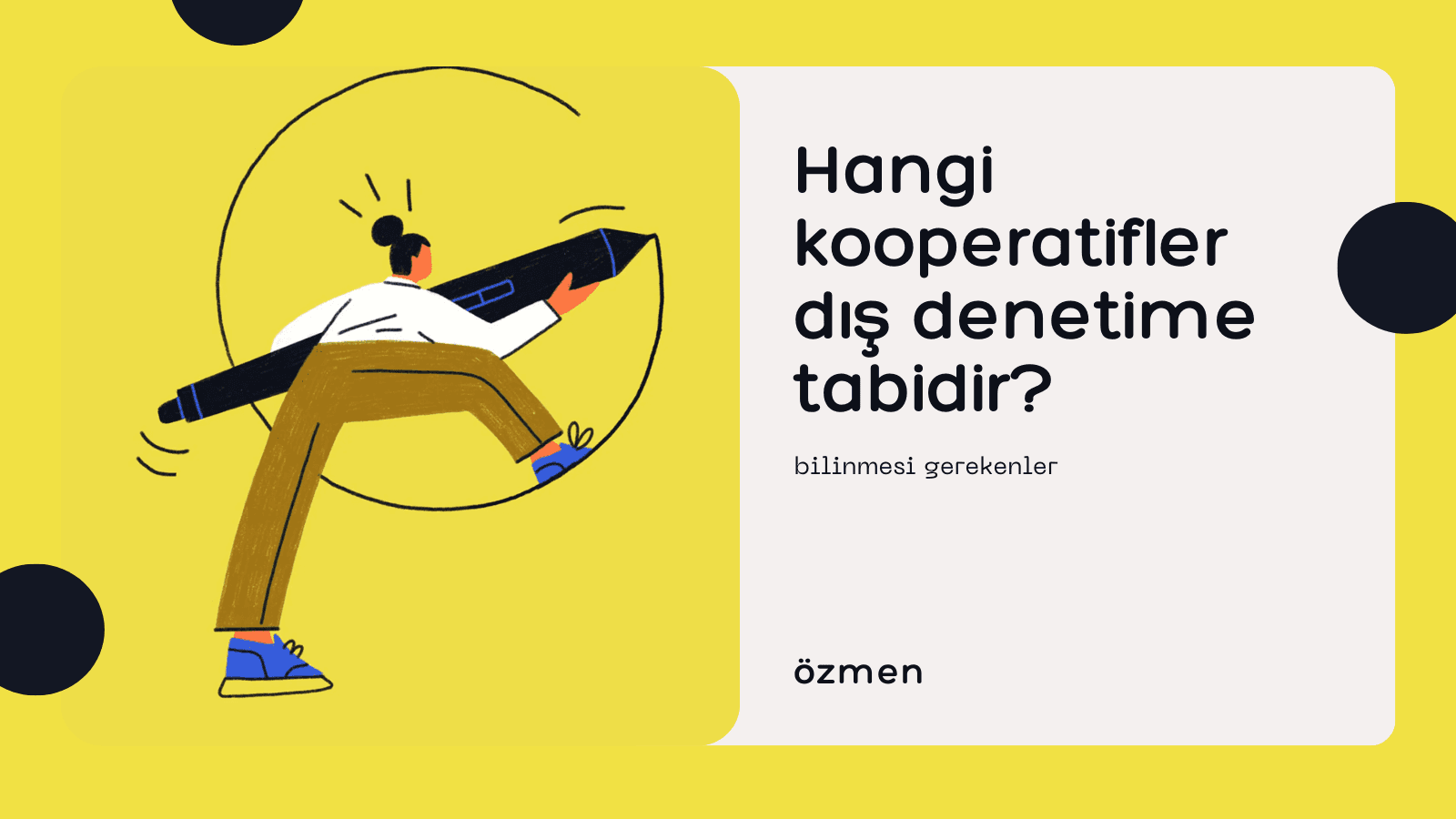 Hangi kooperatifler dış denetime tabidir?