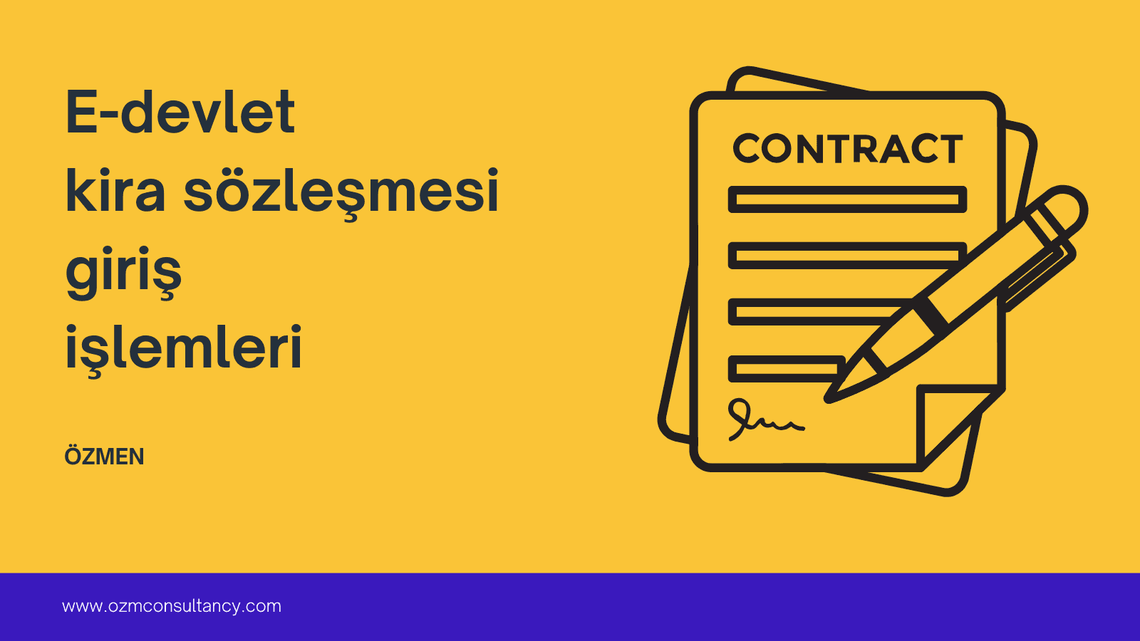 e-devlet kira sözleşmesi giriş adımları