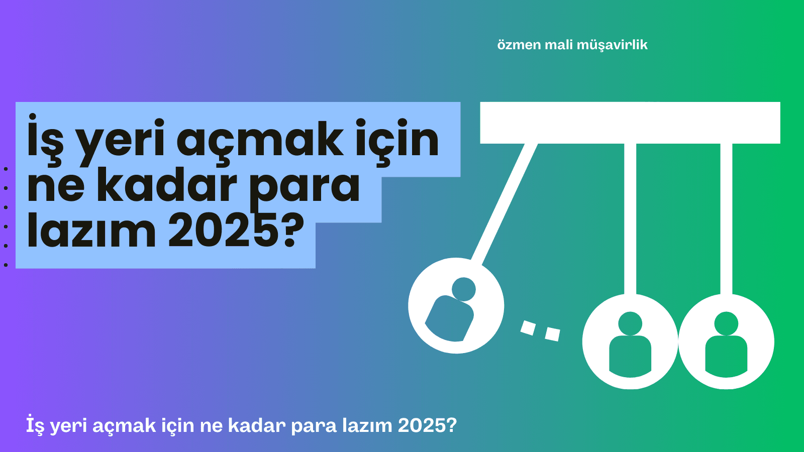İş yeri açmak için ne kadar para lazım 2025?