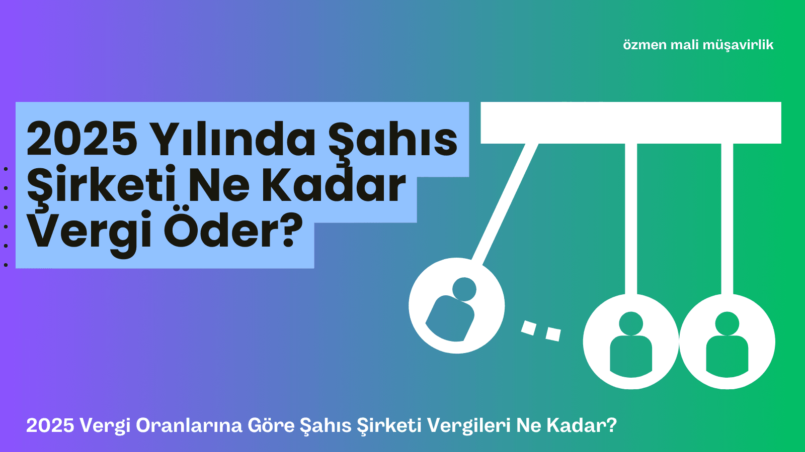 2025 Yılında Şahıs Şirketi Ne Kadar Vergi Öder?