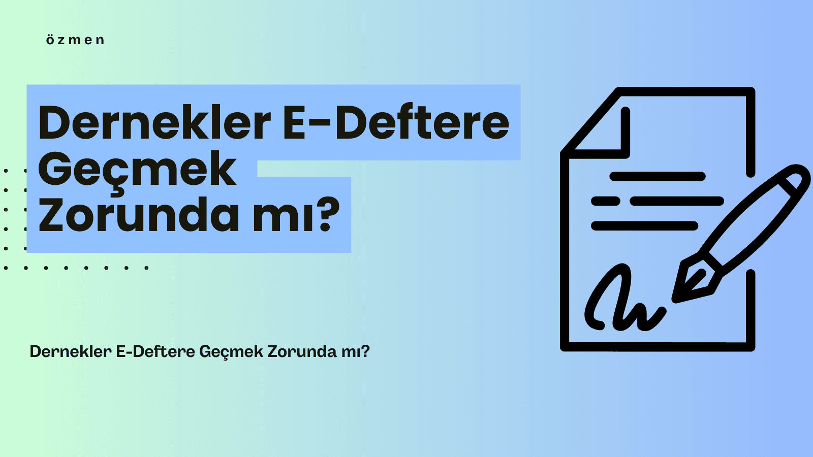 Dernekler E-Deftere Geçmek Zorunda mı?