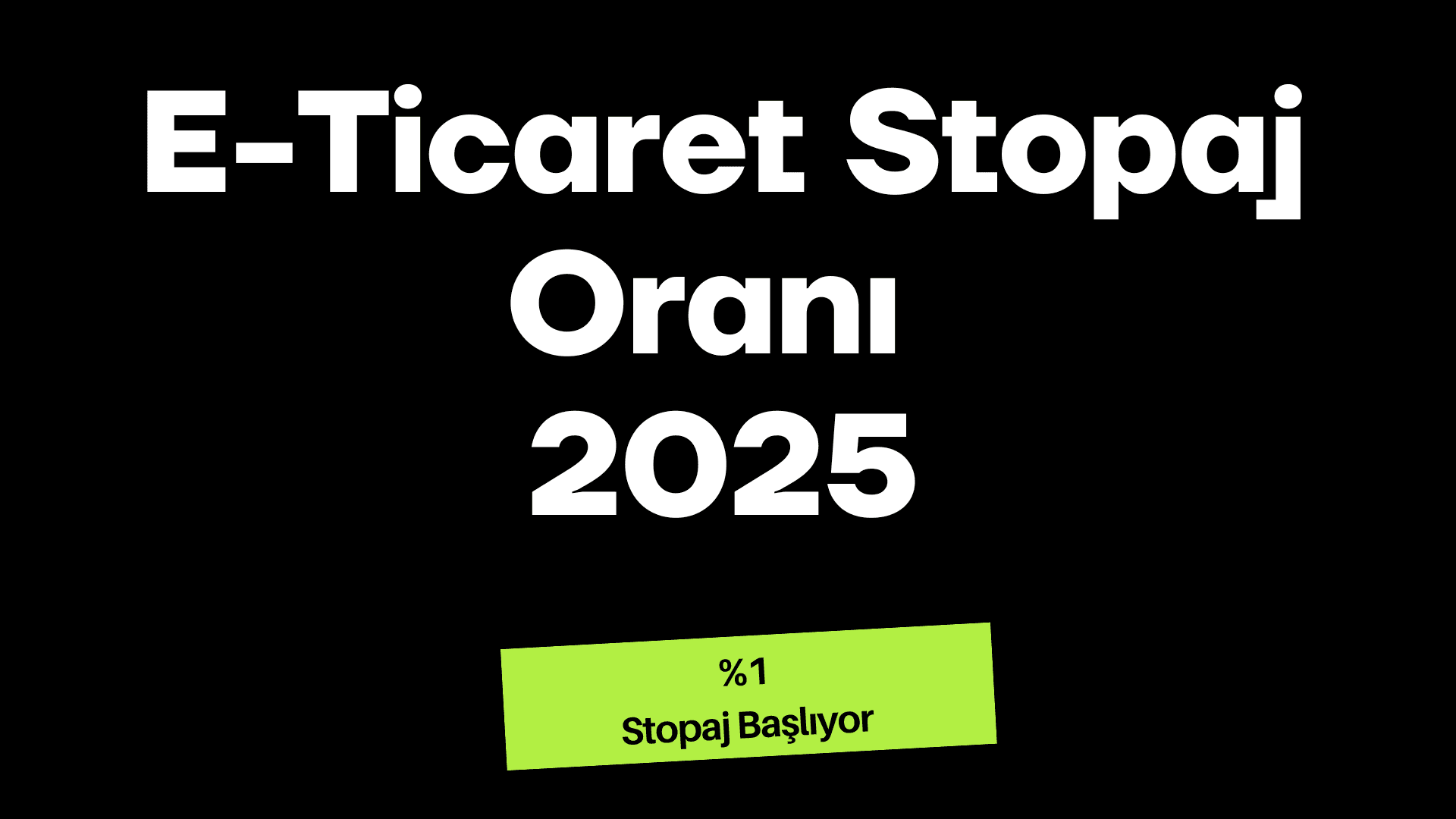E-Ticaret'te %1 Tevkifat Kesintisi Nasıl Yapılacak?