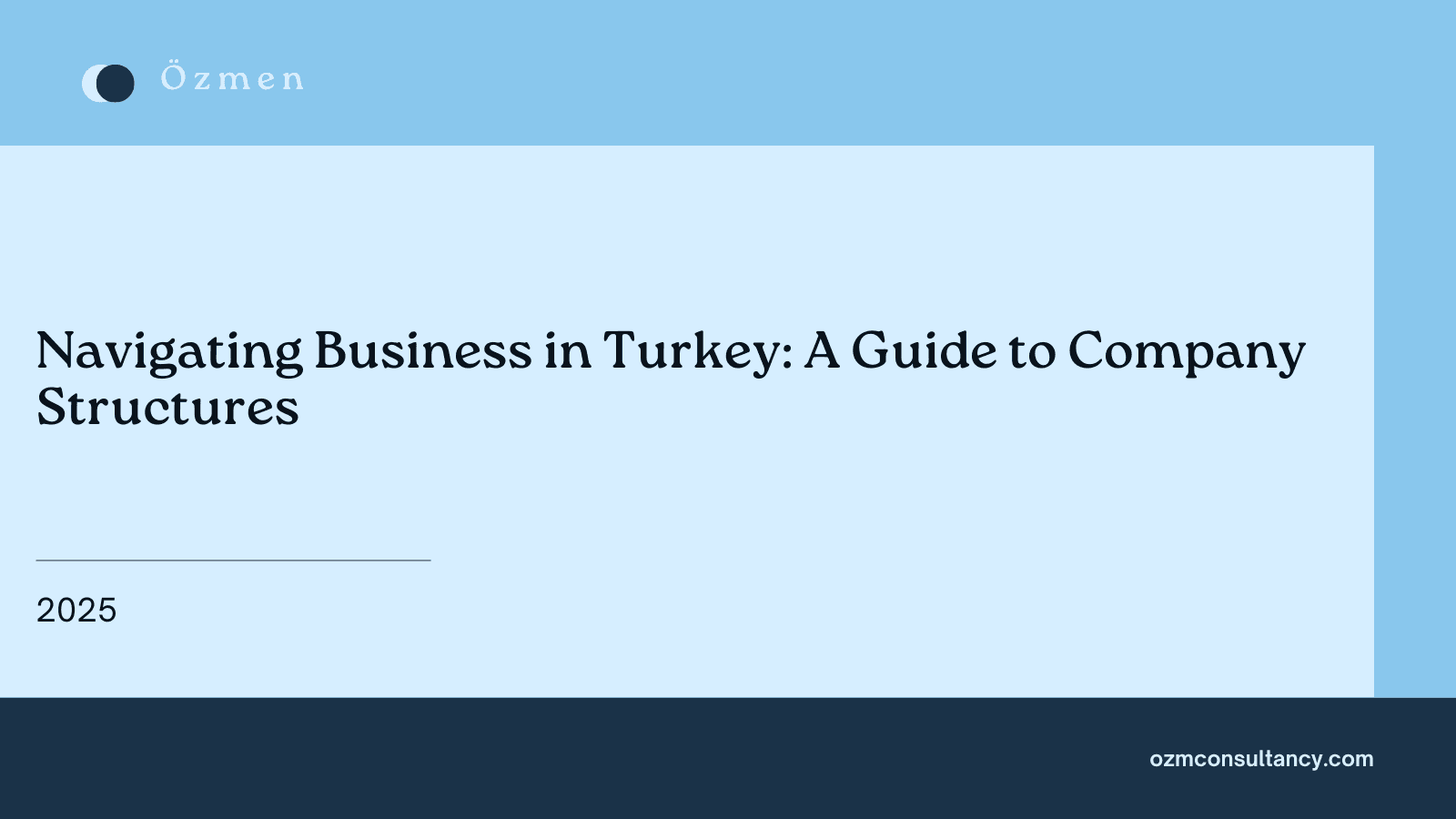 Navigating Business in Turkey: A Guide to Company Structures