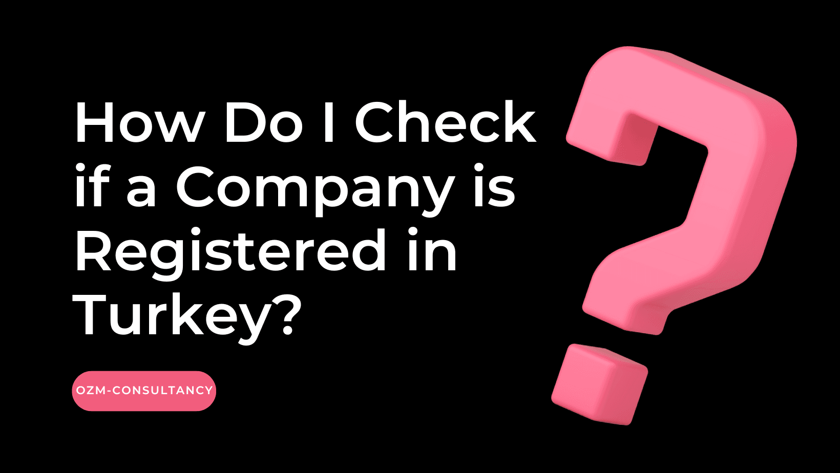How Do I Check if a Company is Registered in Turkey?