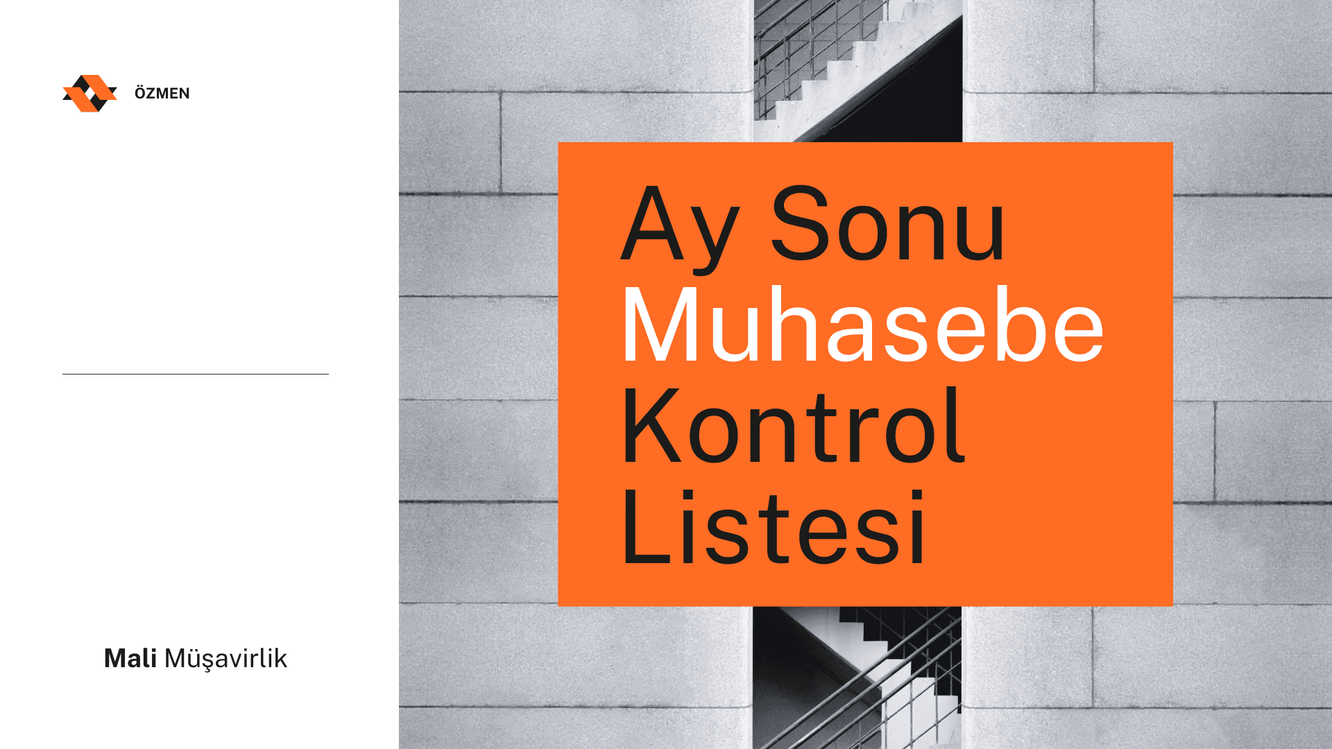 Ay Sonu Muhasebe Kontrol Listesi