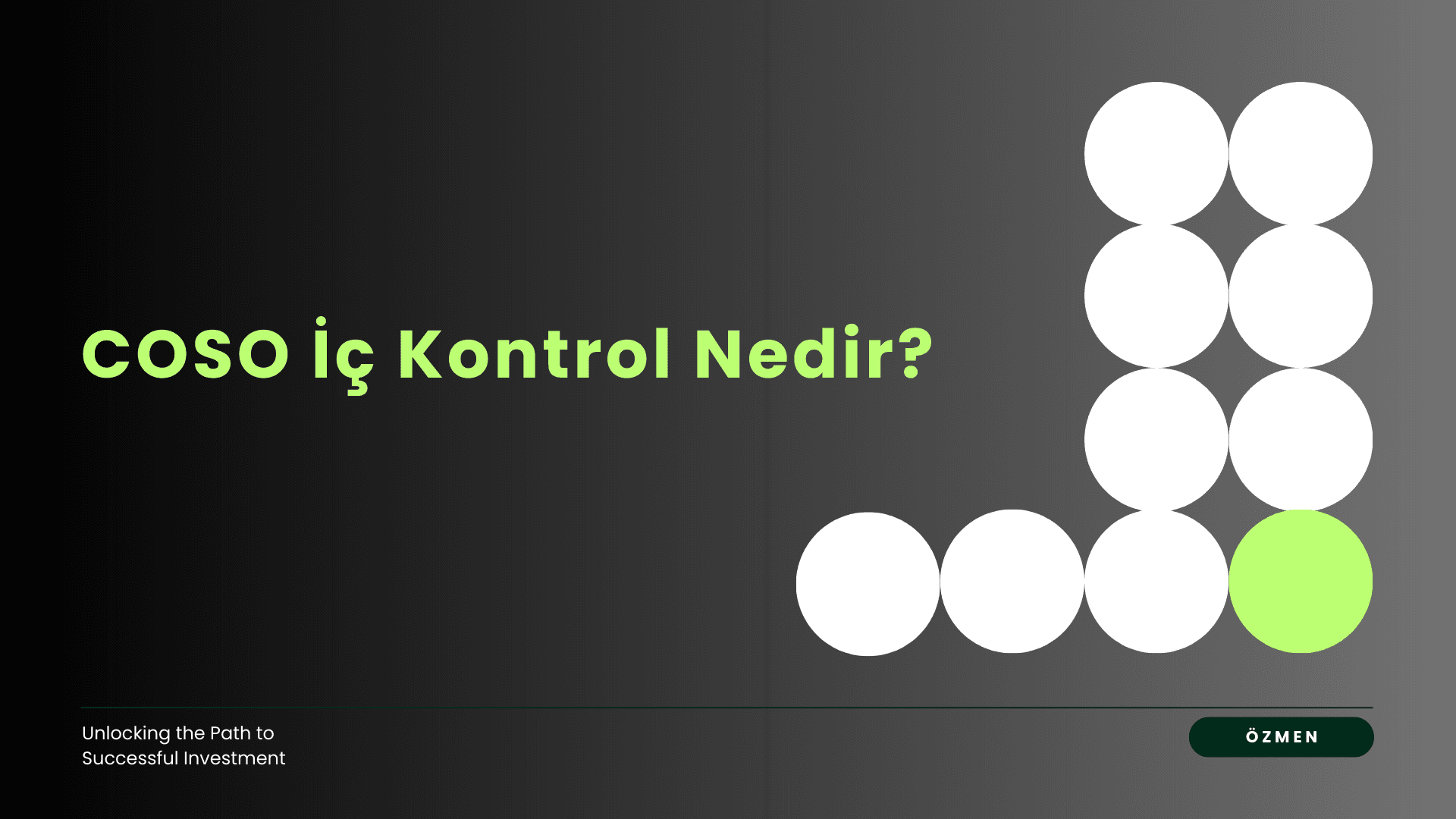 COSO İç Kontrol Çerçevesi Üzerine Kapsamlı Bir İnceleme