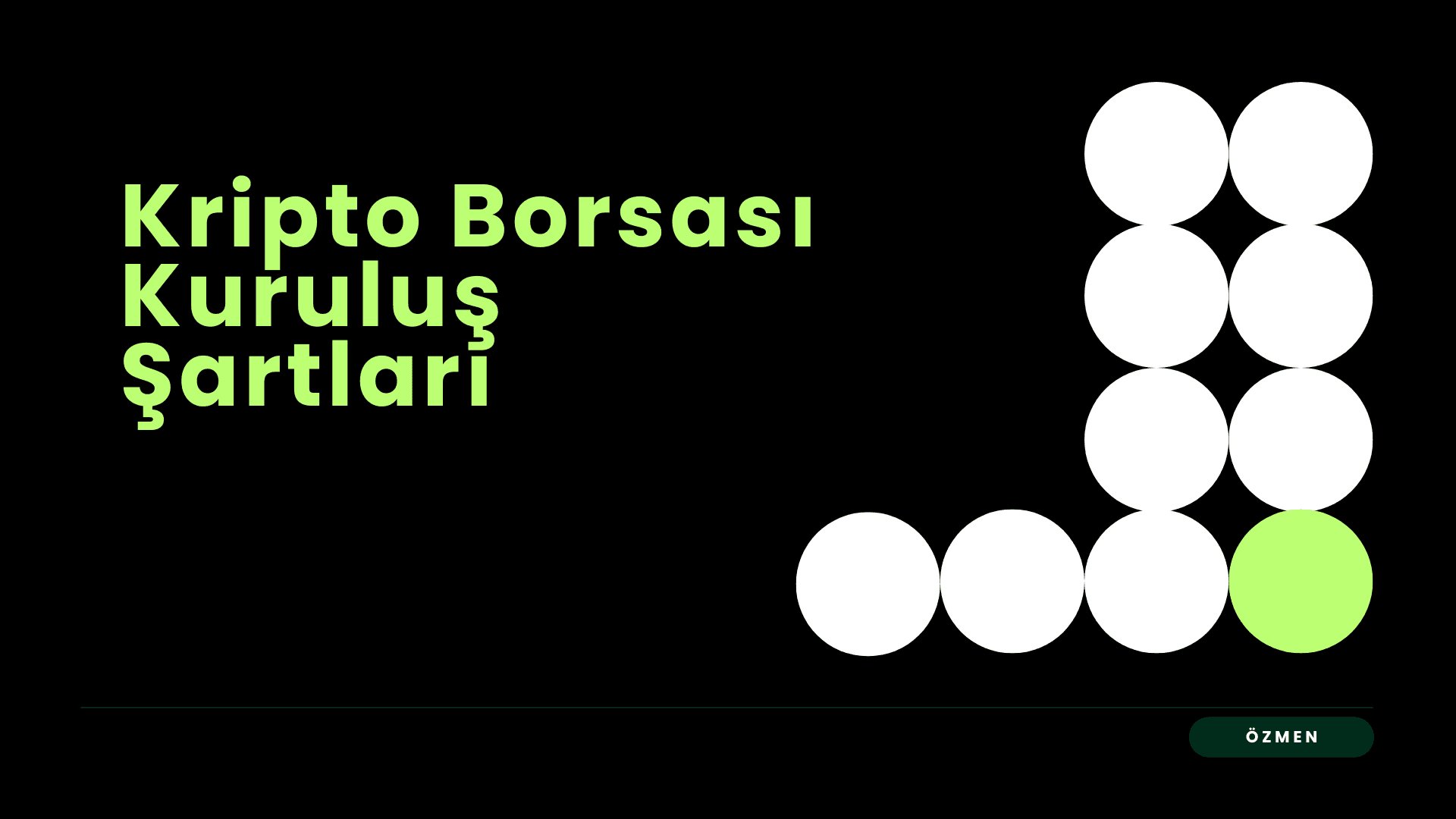 Kripto Borsası Kuruluş Şartları