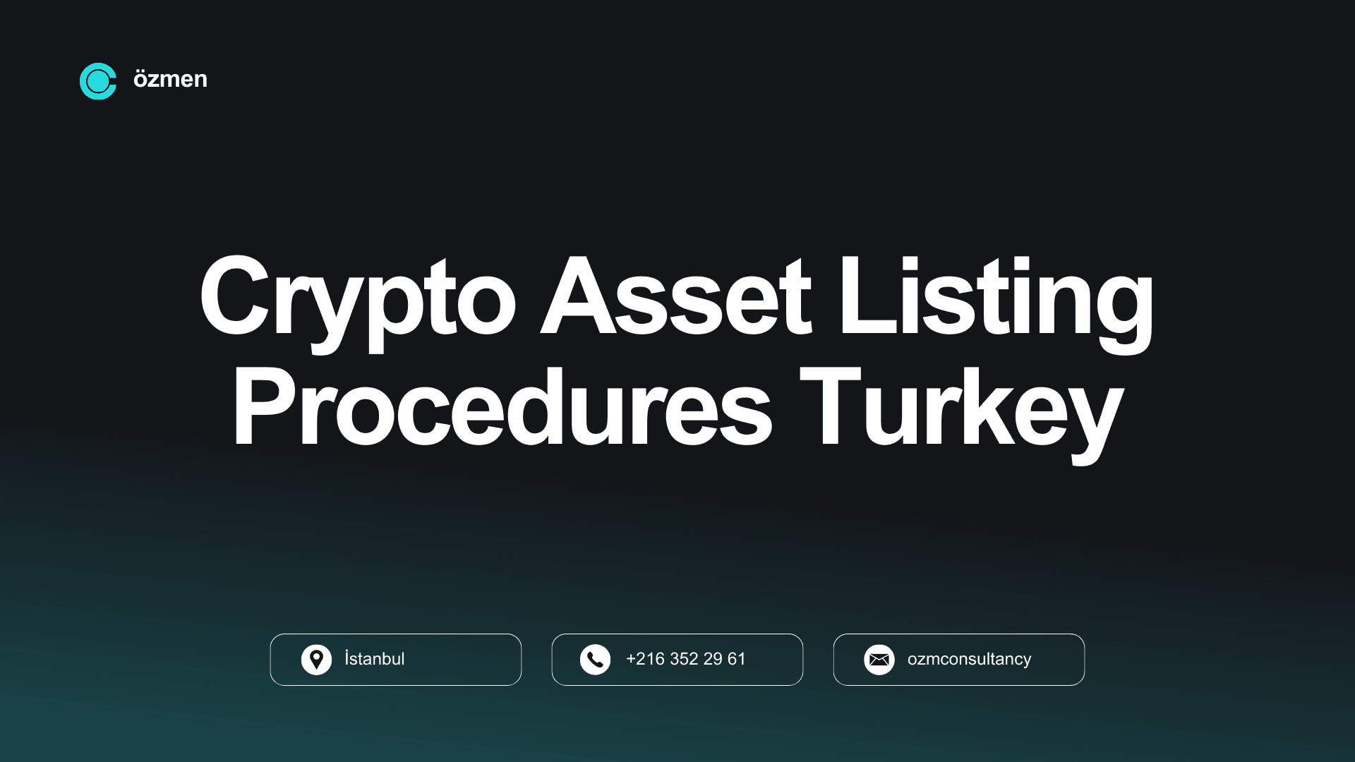Crypto Asset Listing Procedures Turkey