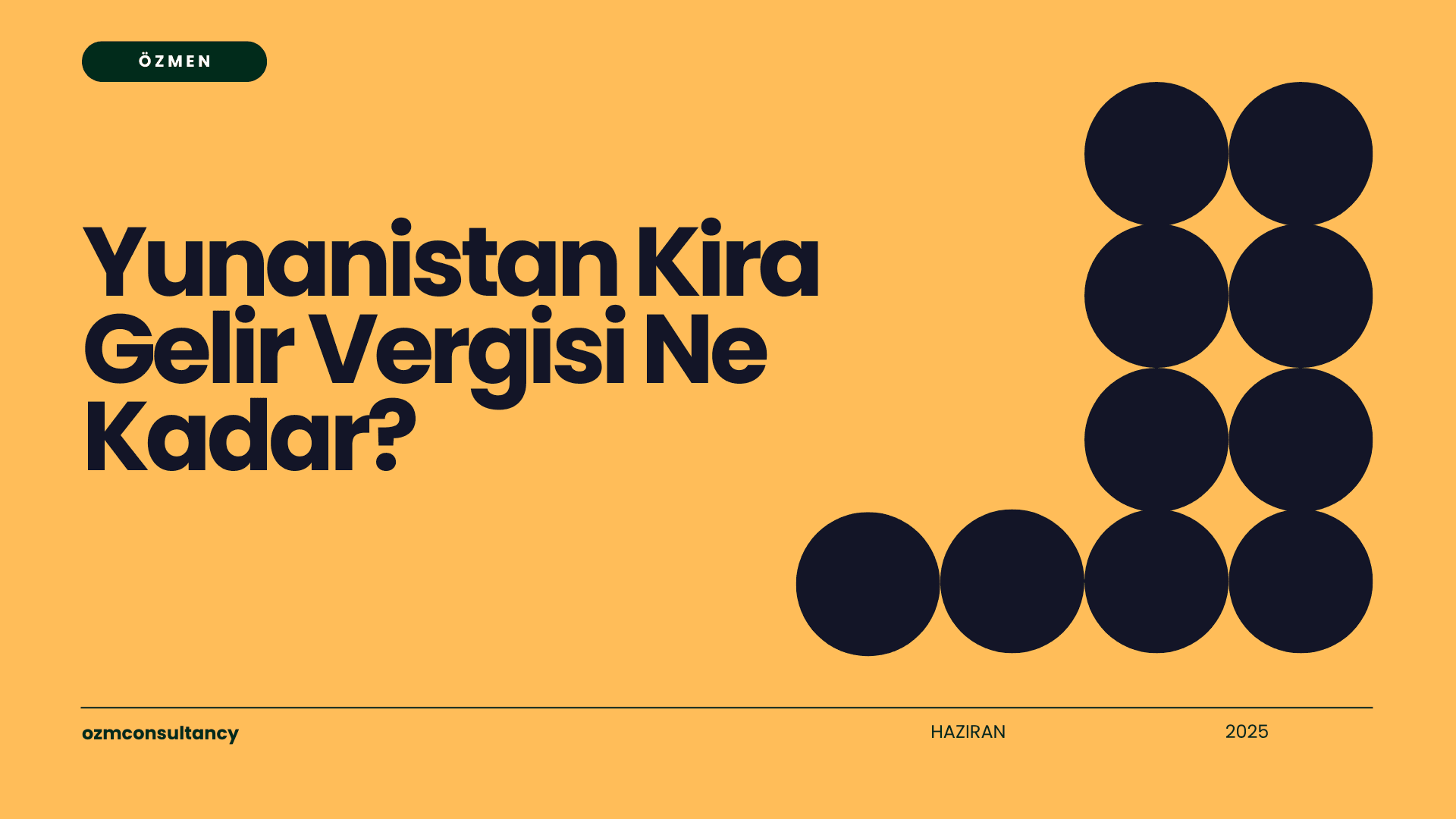 Yunanistan Kira Gelir Vergisi Ne Kadar?