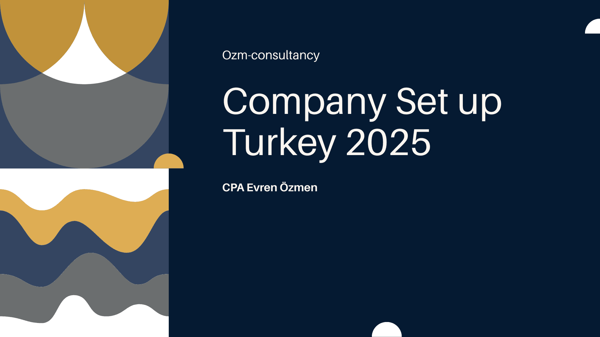 Company Set up Turkey 2025