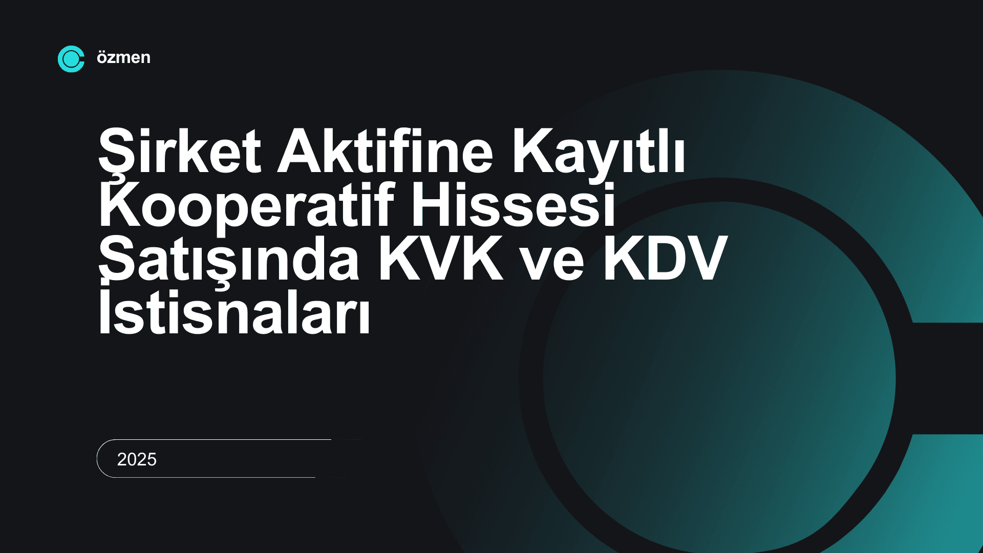Şirket Aktifine Kayıtlı Kooperatif Hissesi Satışında Vergi Avantajı Var mı?