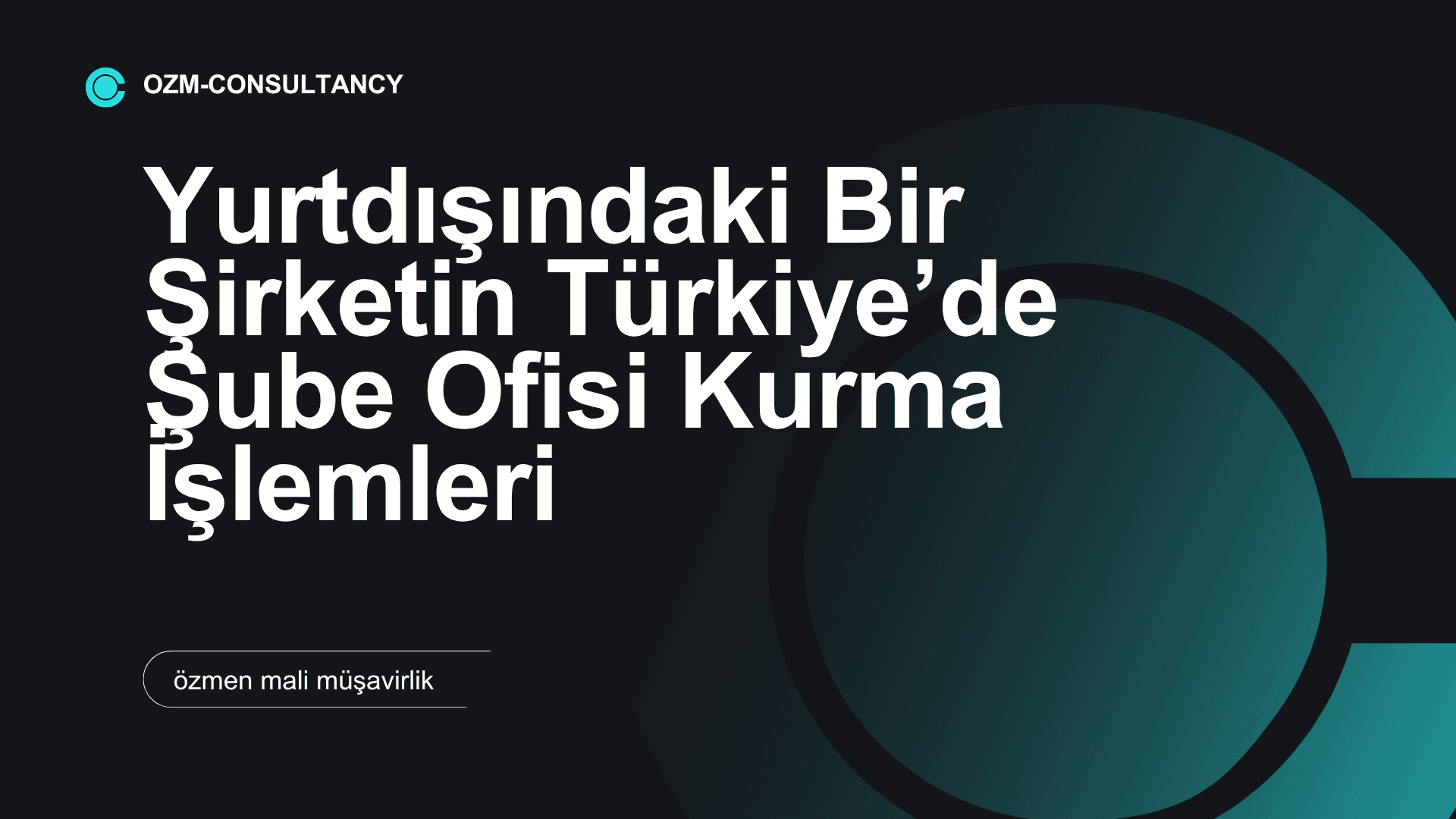 Yurtdışındaki Bir Şirketin Türkiye’de Şube Ofisi Kurma İşlemleri