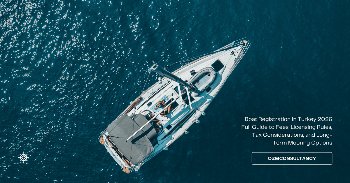 Boat Registration in Turkey 2026: Full Guide to Fees, Licensing Rules, Tax Considerations, and Long-Term Mooring Options