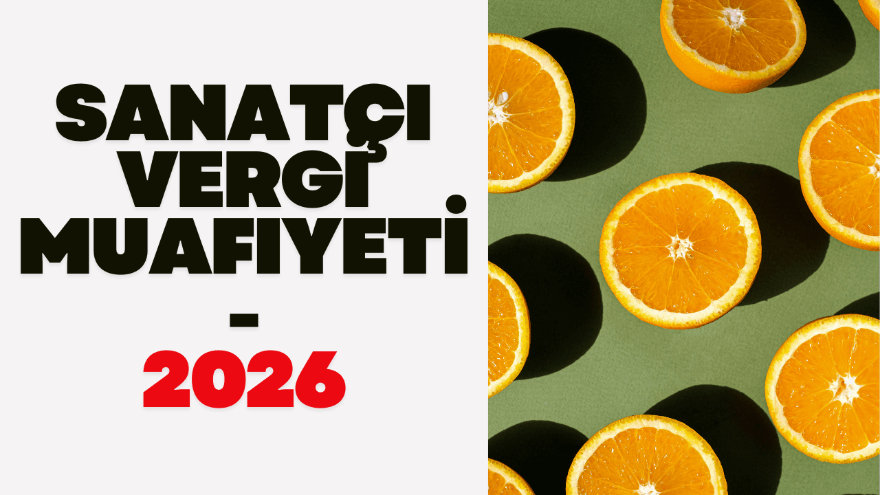 Sanatçı Vergi Muafiyeti-2026