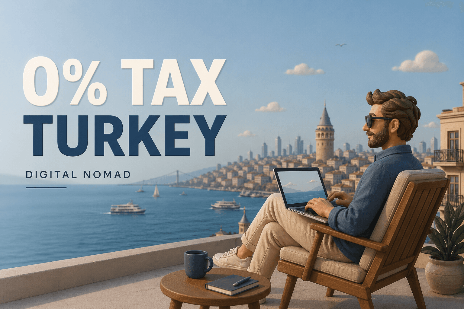 Turkey Tax Relocation in 2026: How to Legally Structure 0% Service Export Income and Optimize Foreign Earnings