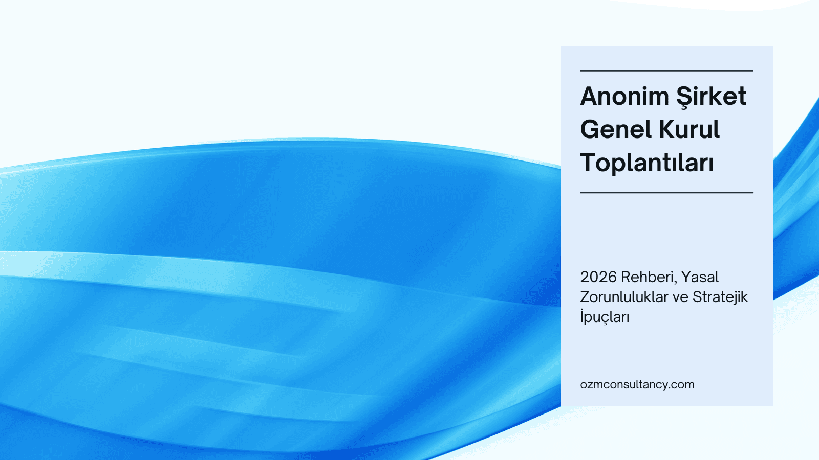 Anonim Şirket Genel Kurul Toplantıları: 2026 Nihai Rehberi, Yasal Zorunluluklar ve Stratejik İpuçları